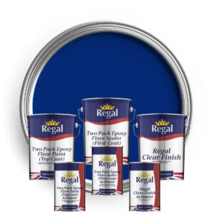 Two Pack Epoxy Floor Paint Bundle 5l Ford Tractor Blue