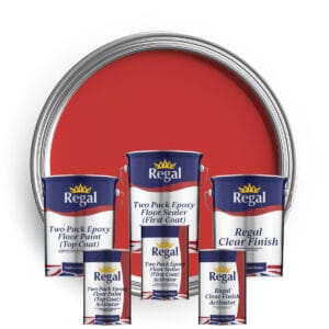 Two Pack Epoxy Floor Paint Bundle 5l Post Office Red