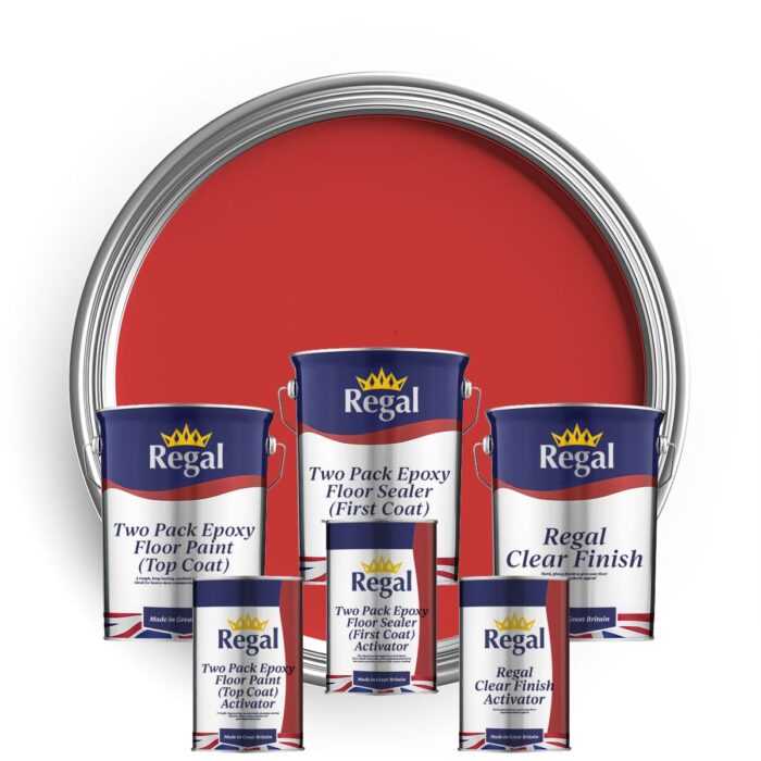 Two Pack Epoxy Floor Paint Bundle 5l Post Office Red Bundle