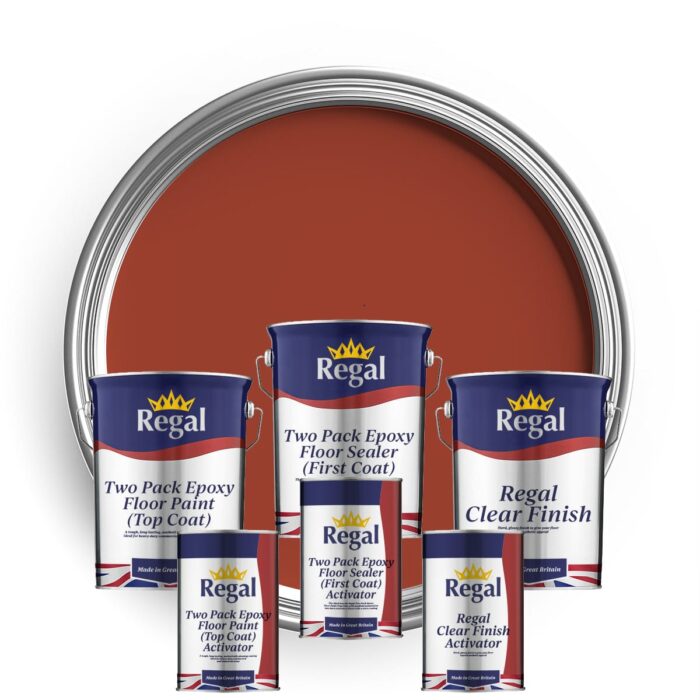Two Pack Epoxy Floor Paint Bundle 5l Red Oxide