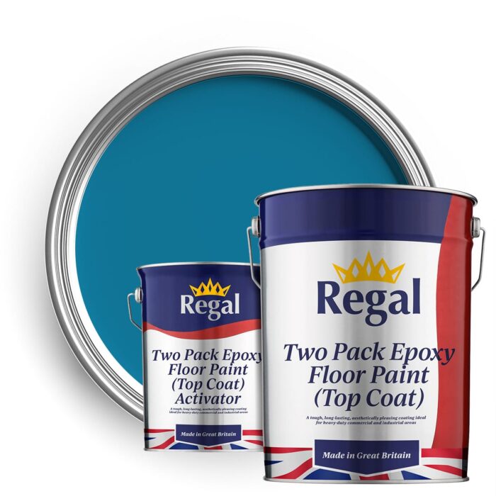 Two Pack Epoxy Floor Paint (Top Coat) 20l Cornflower Blue