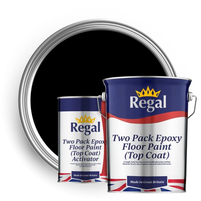 Two Pack Epoxy Floor Paint (Top Coat) 5l Black
