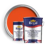 Two Pack Epoxy Floor Paint (Top Coat) 5l Bright Orange