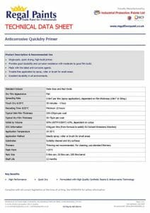 Anticorrosive Quick Dry Primer