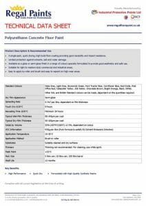 Polyurethane Concrete Floor Paint