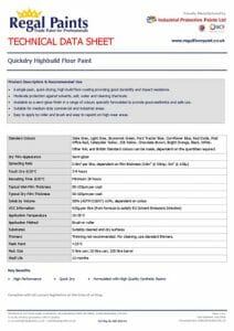 Data Sheets - MSDS Sheets | Regal Paints, Industrial Protective Paints Ltd