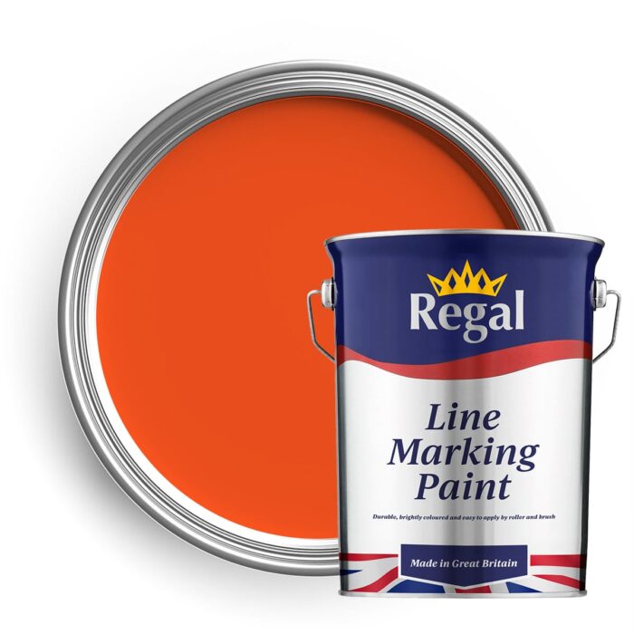 Bright Orange Line Marking Paint