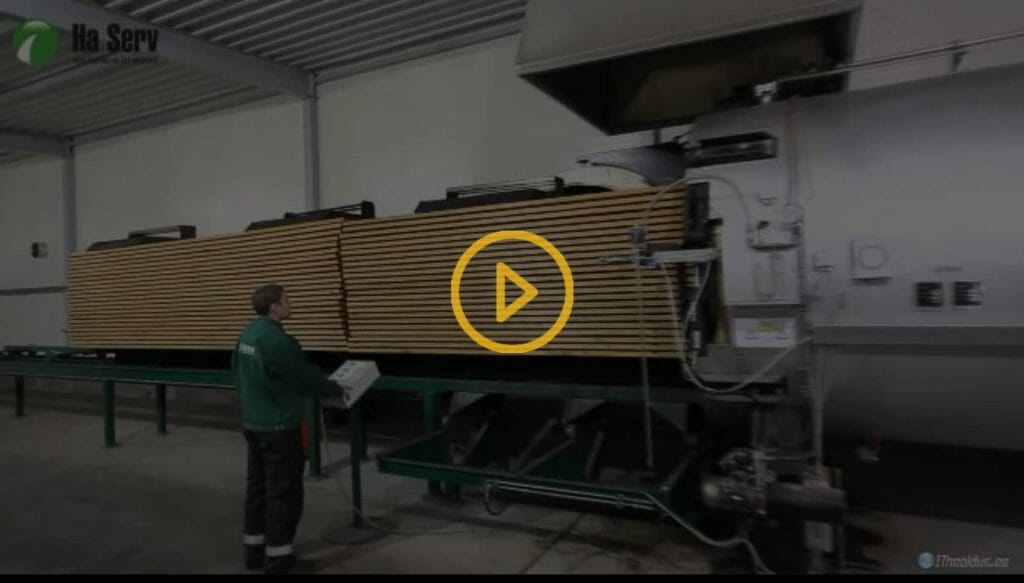 Thermo treatment plant