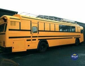 School Bus Conversion - Bluebird Bus Exterior Regal