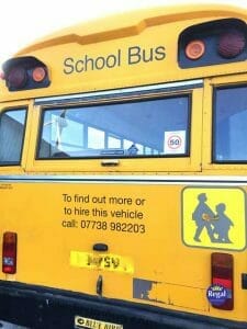 Bluebird Bus Before Alterations
