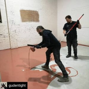 two pack epoxy floor primer application
