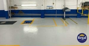 Crewe Honda Epoxy Garage Floor Paint Project