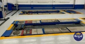 Crewe Honda Epoxy Garage Floor Paint Project