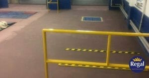 Crewe Honda Epoxy Garage Floor Paint Project Preparation