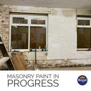 painting with masonry paint