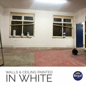white masonry paint