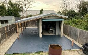 Reclaimed garage conversion (painted) by Adam C