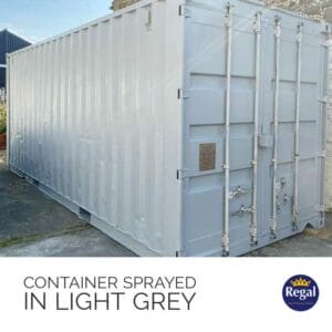 SHIPPING CONTAINER REFURBISHMENT AFTER PAINTING