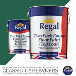 green epoxy floor paint