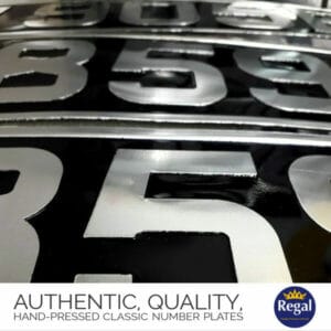 hand made die pressed classic car plates