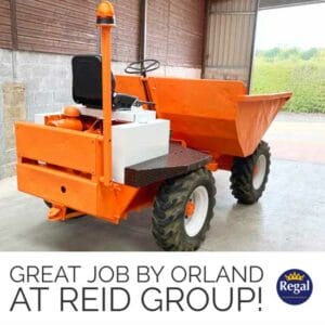 thwaites dumper orange