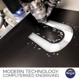 reverse engraving classic car plates