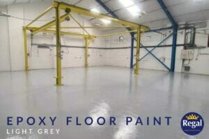light grey epoxy floor paint