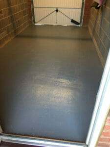 Anti-slip Quick Dry Concrete Floor Paint for our daughter’s garage floor - after