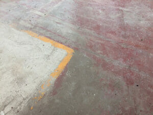 Preparing floor for Quick Dry High Build Floor Paint