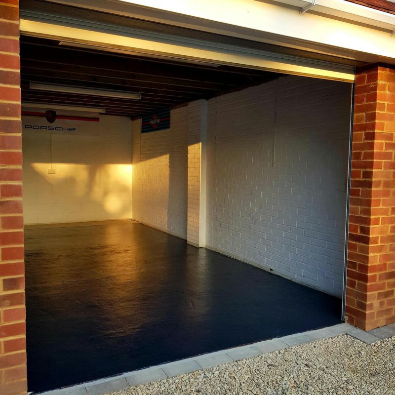 How to paint garage floor